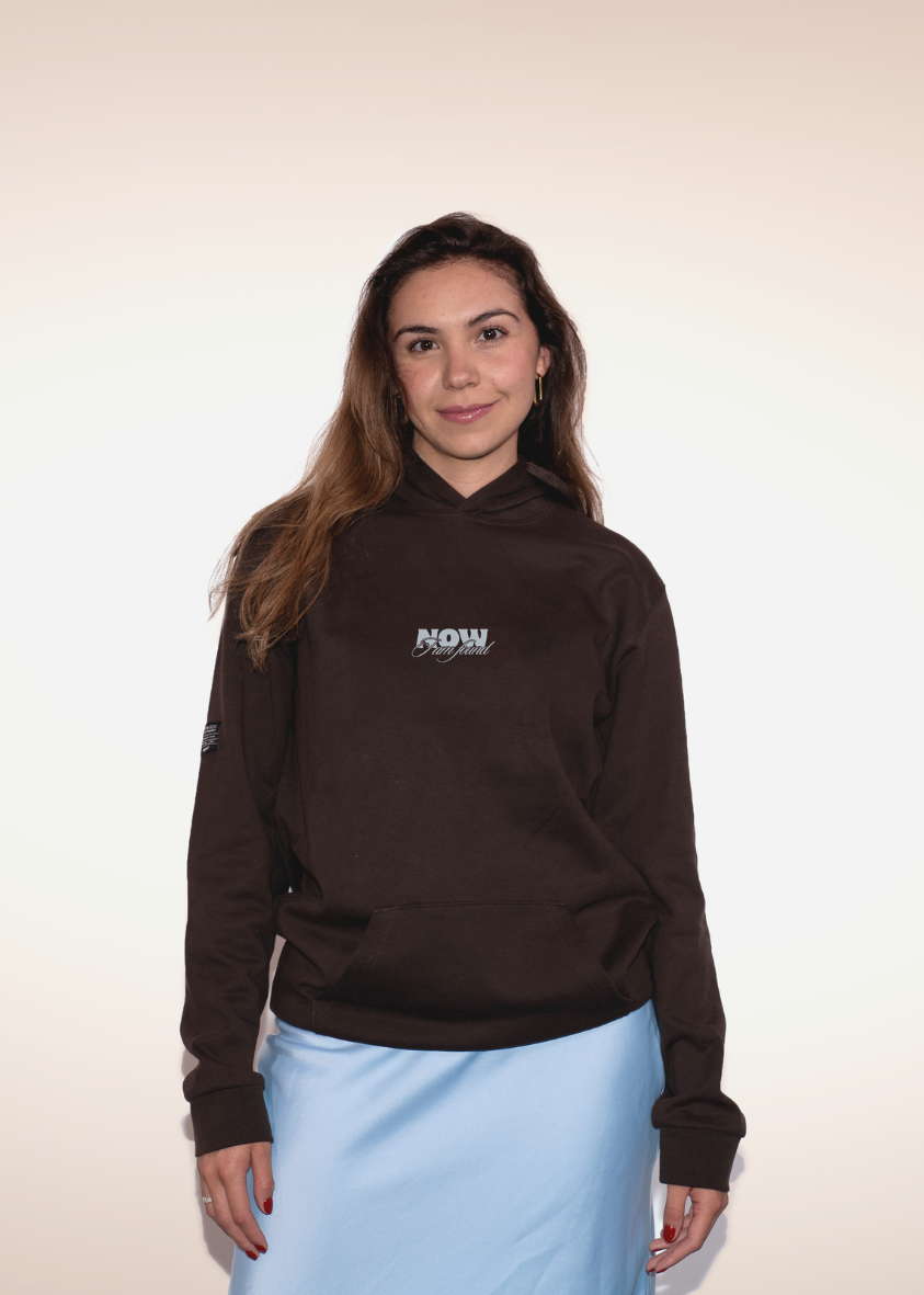 Hoodie "Found" Mocca