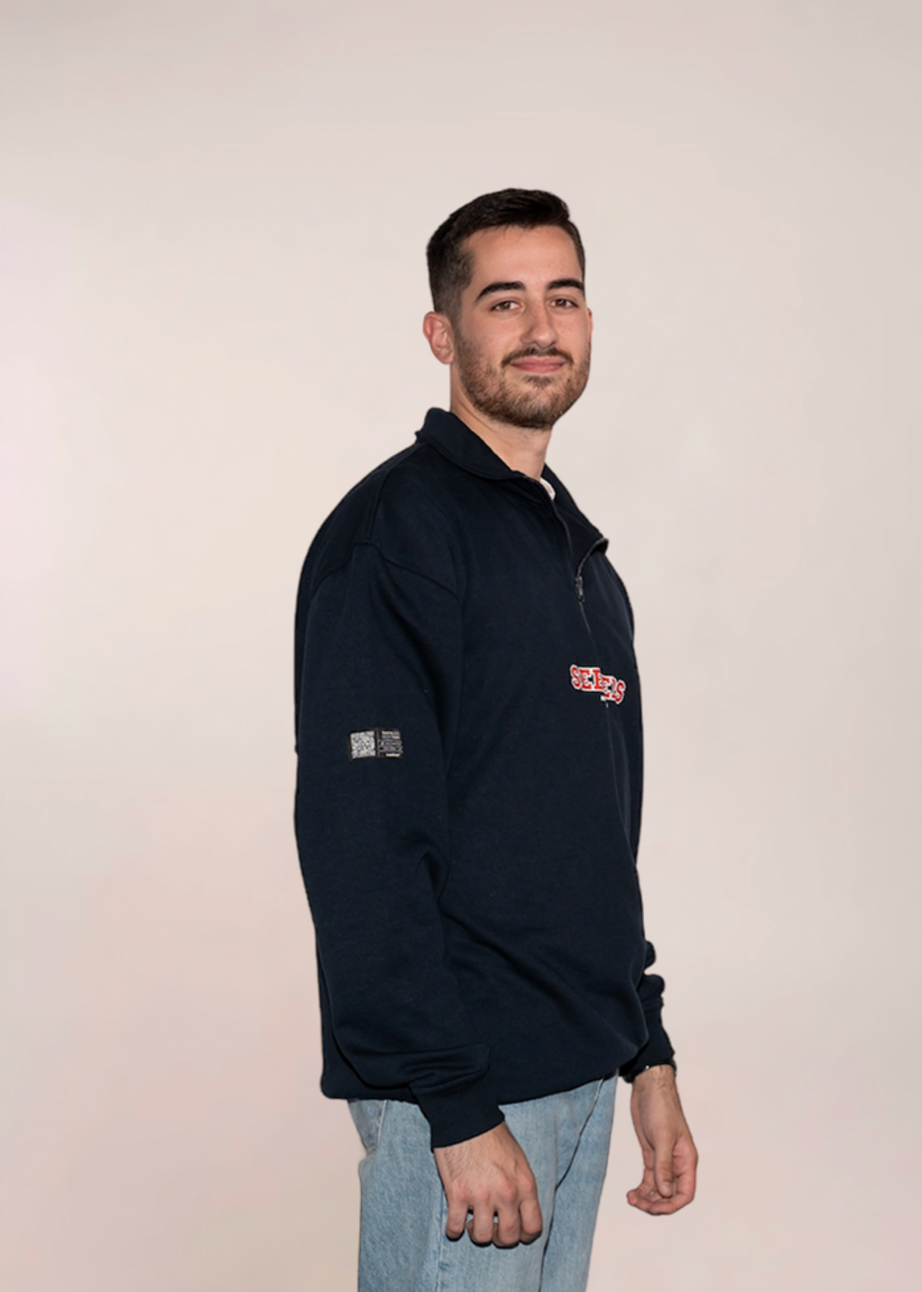 Halfzip "Seekers" Blue Navy