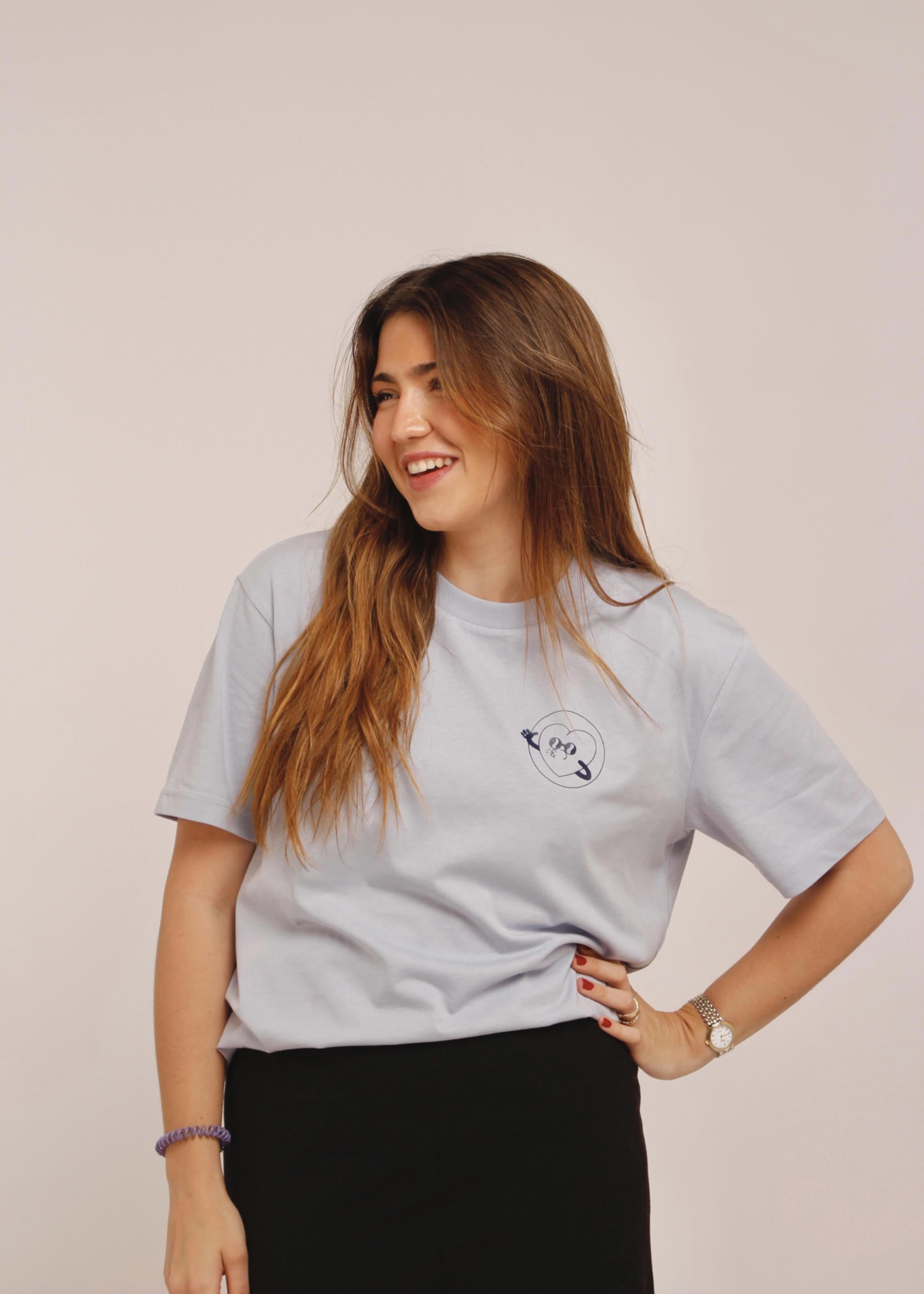 Camiseta "Wake up your heart" Serene Blue