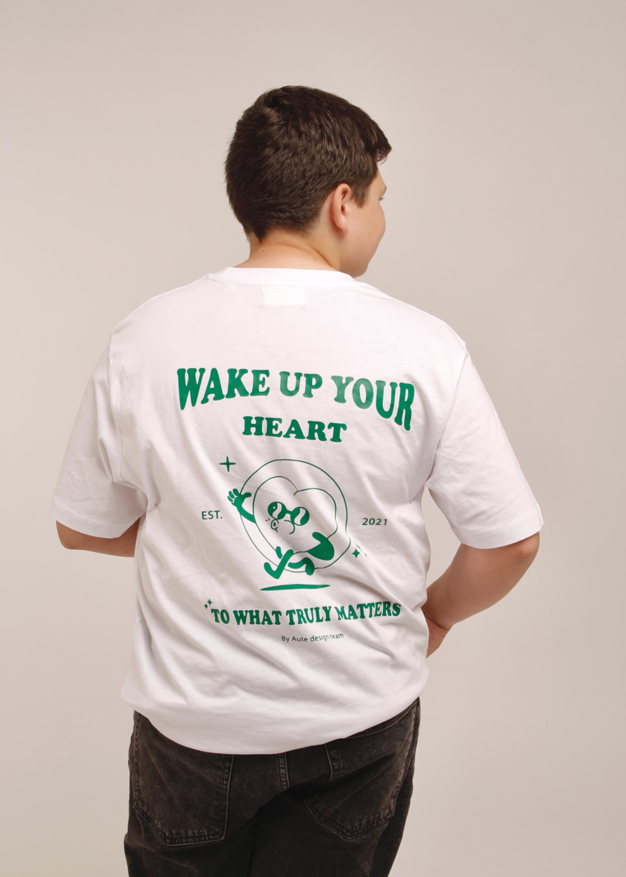 Camiseta "Wake up your heart" White