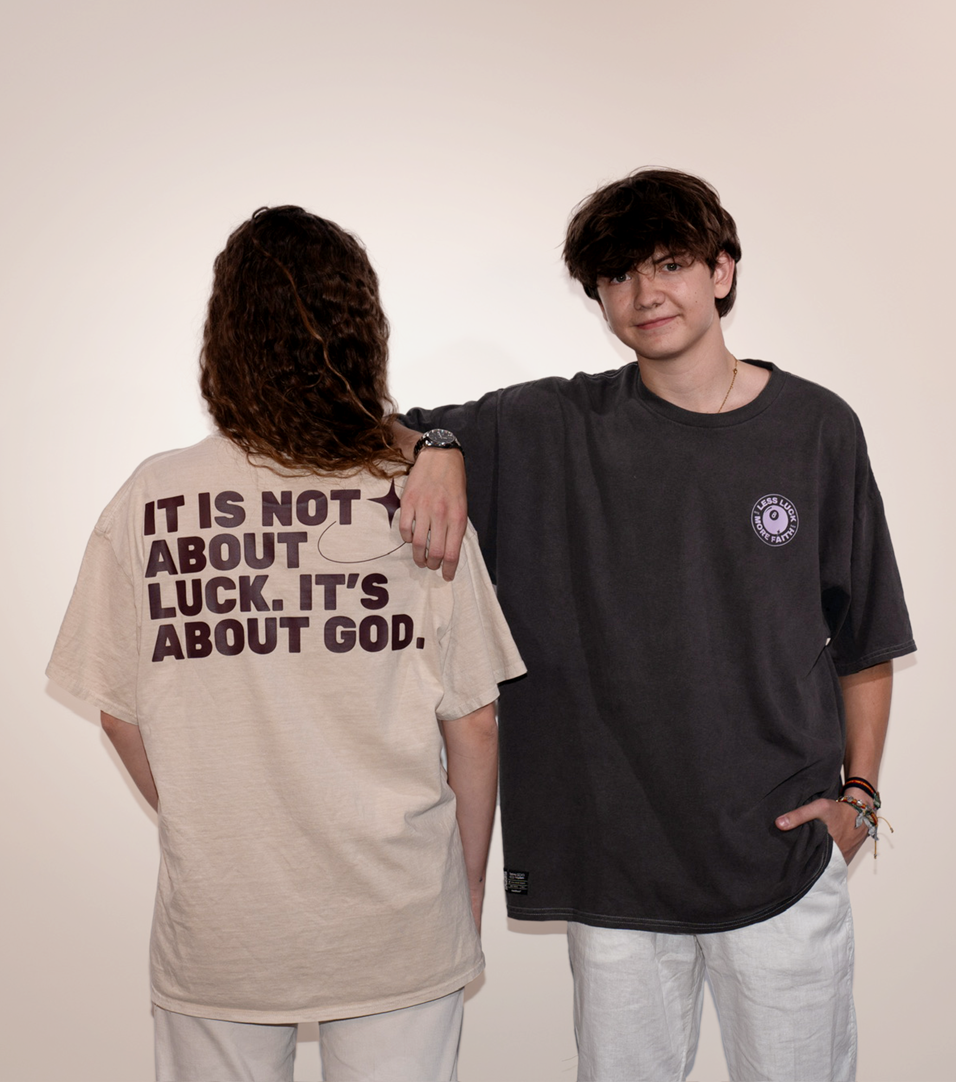 Camiseta "Luck" Graphite