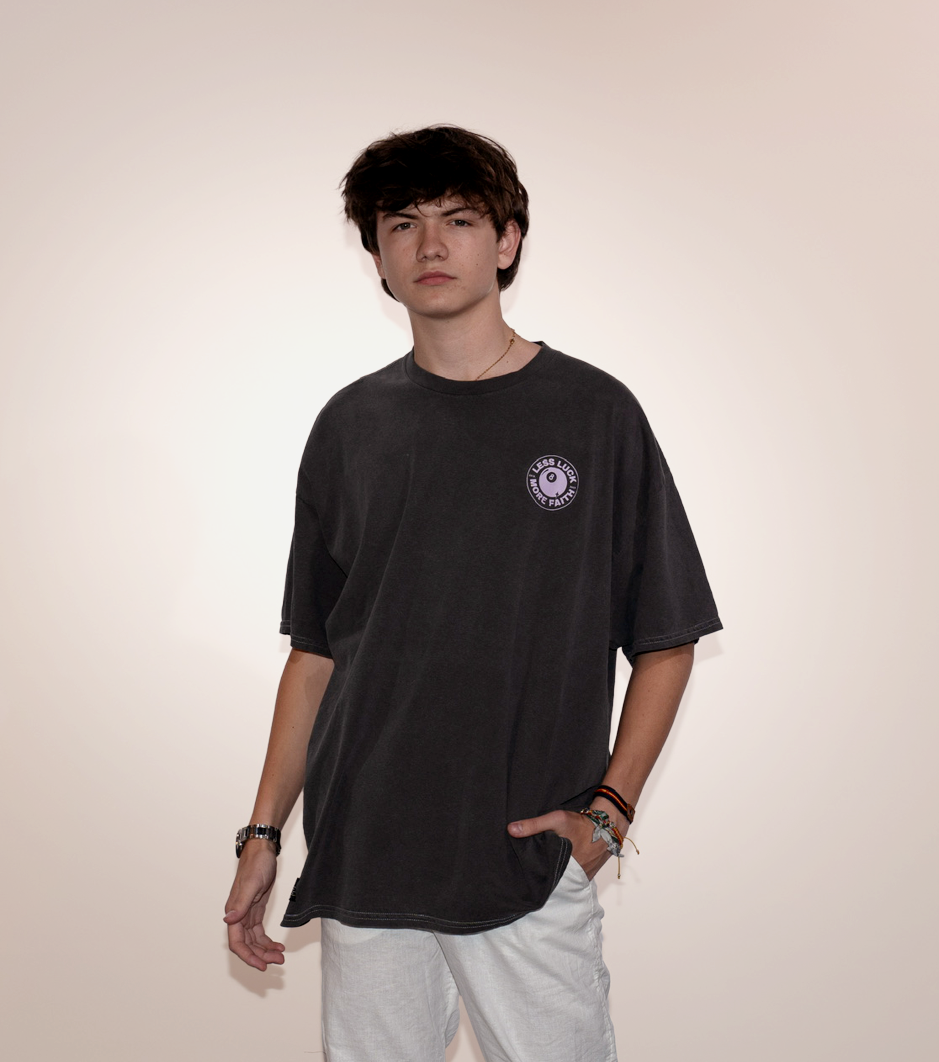 Camiseta "Luck" Graphite