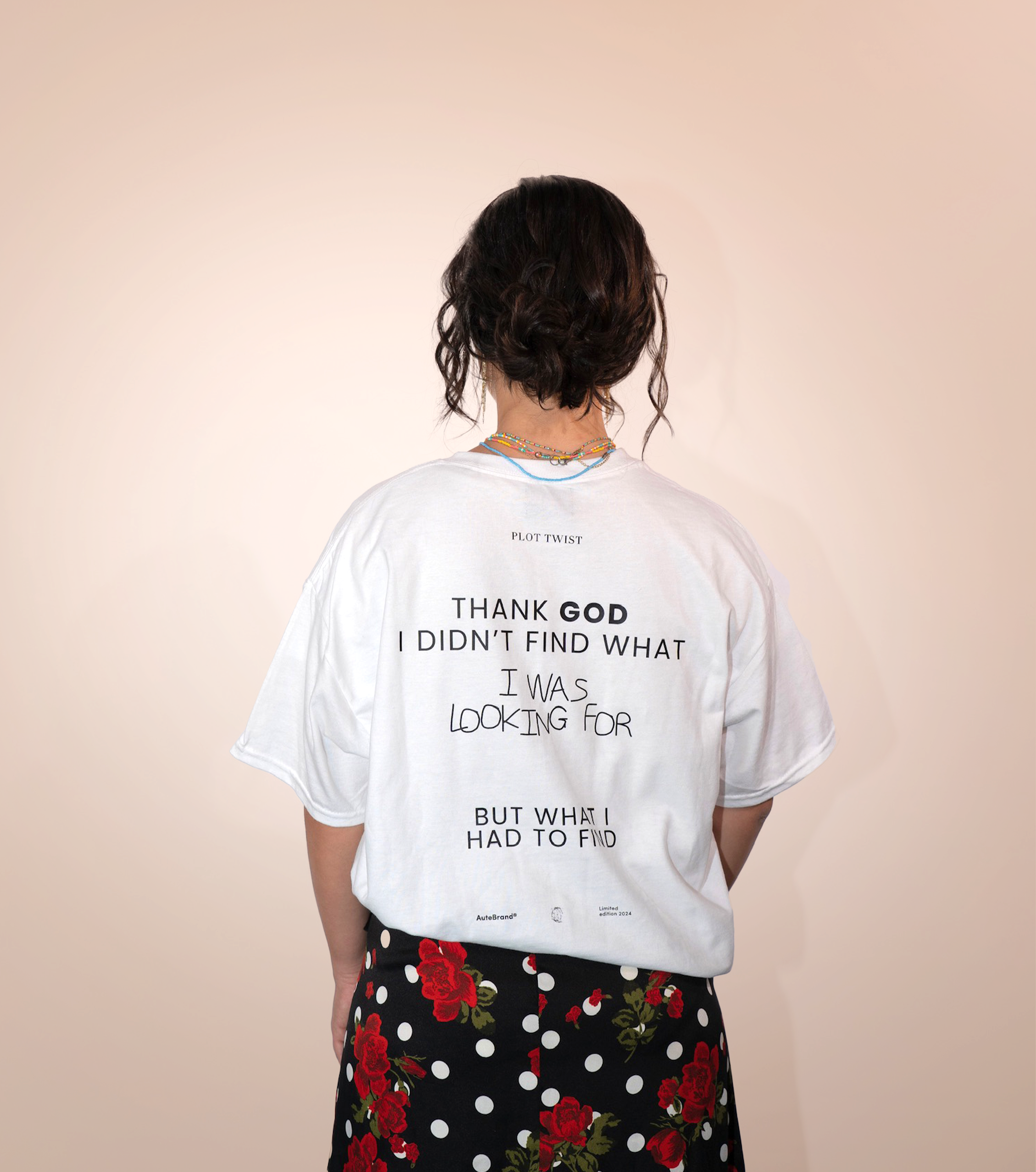 Camiseta "Thankful" White